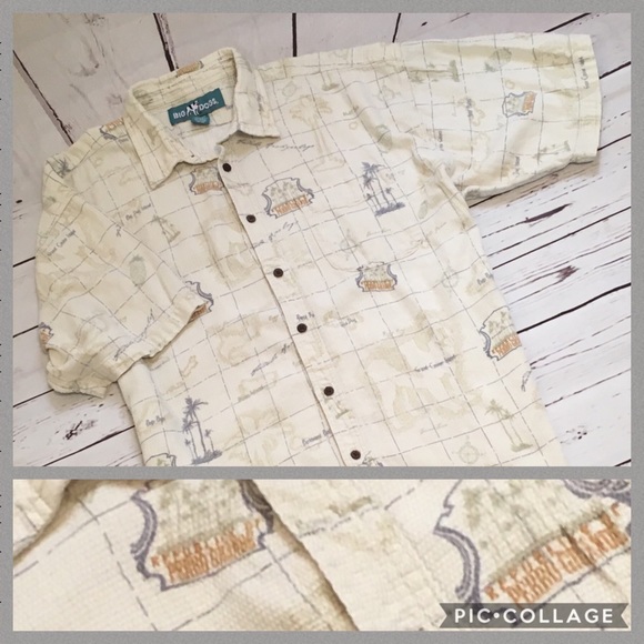 BIG DOGS Island button down shirt XL - Picture 3 of 8